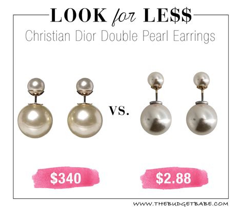 christian dior earrings dupe|Christian Dior earrings for sale.